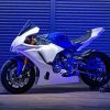 Blue R1 Bike paint by number