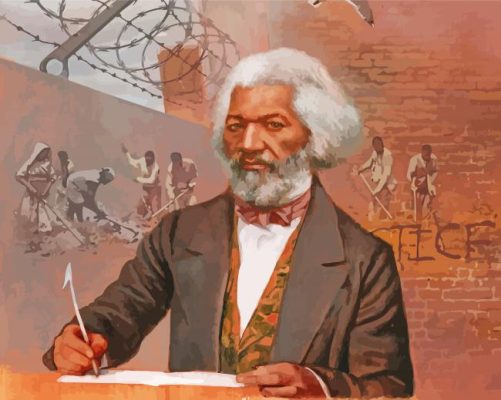 Frederick Douglass Art Paint by number