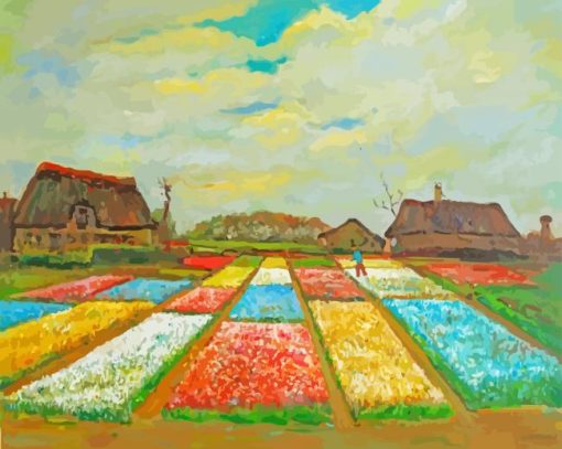 Bulb Fields Van Gogh Paint By Numbers