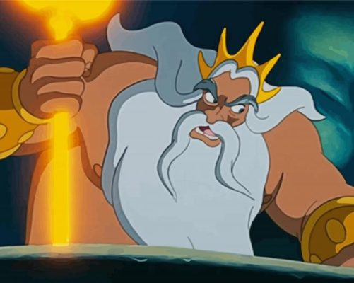 Ariel Father King Triton Paint By Numbers