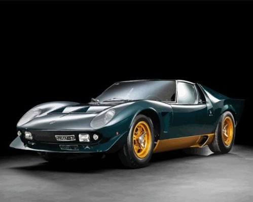 1968 Lamborghini Miura Car Paint By Numbers