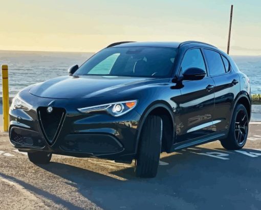 2018 Black Alfa Romeo Paint By Number