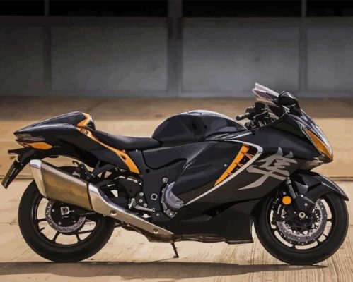 2021 Suzuki Hayabusa Paint By Number