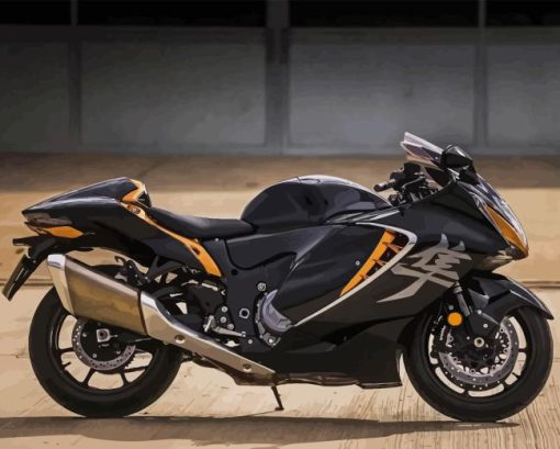 2021 Suzuki Hayabusa Paint By Number