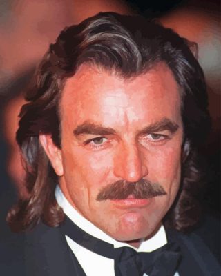 Actor Tom Selleck Paint By Number