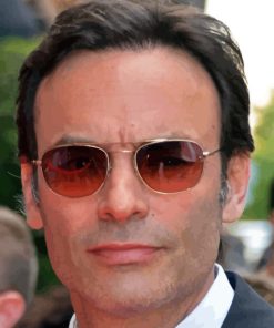 Anthony Delon With Glasses Paint By Numbers