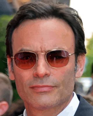 Anthony Delon With Glasses Paint By Numbers