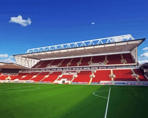 Ashton Gate Stadium In England Paint By Numbers