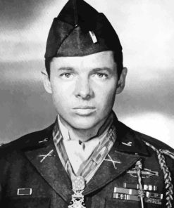 Audie Murphy Soldier Paint By Number