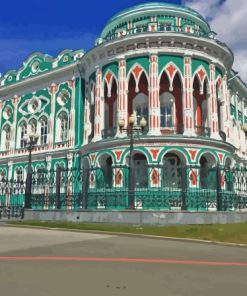 Beautiful Buildings In Yekaterinburg Paint By Number