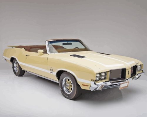 Beige Cutlass Supreme Paint By Number