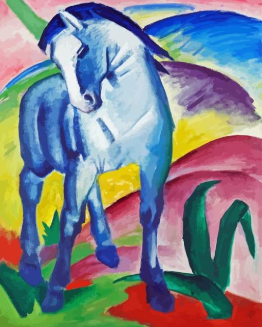 Blue Horse Franz Marc Paint By Number