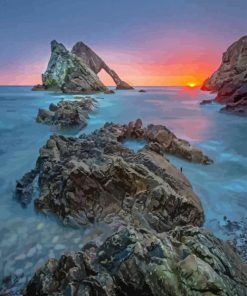 Bow Fiddle Rock Sunset Time Paint By Number