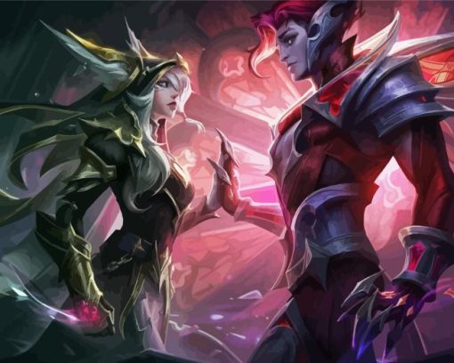 Broken Covenant Xayah And Rakan Paint By Number