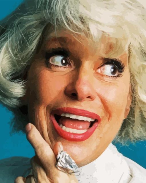 Carol Channing Face Paint By Number