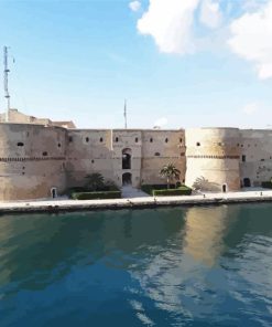 Castello Aragonese In Taranto Paint By Numbers