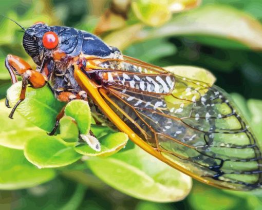 Cicada Wings Paint By Number