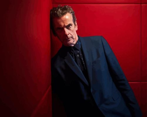 Classy Actor Peter Capaldi Paint By Number