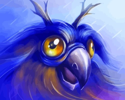 Close Up Moonkin Art Paint By Number