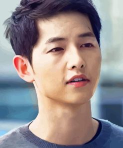Close Up Song Joong Ki Paint By Number