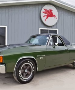 Dark Green SS El Camino Paint By Number