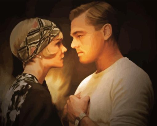 Dicaprio And Carey The Great Gatsby Paint By Number