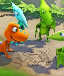 Dinosaur Train Paint By Number