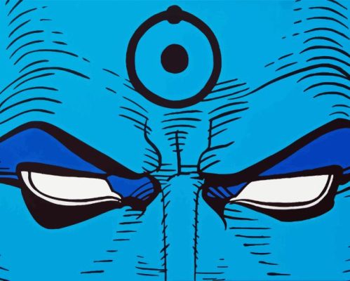 Doctor Manhattan Eyes Paint By Number