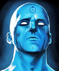 Doctor Manhattan Head Art Paint By Number