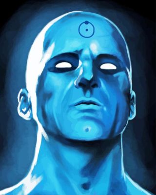 Doctor Manhattan Head Art Paint By Number