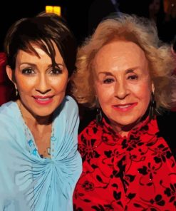 Doris Roberts With Patricia Heaton Paint By Number