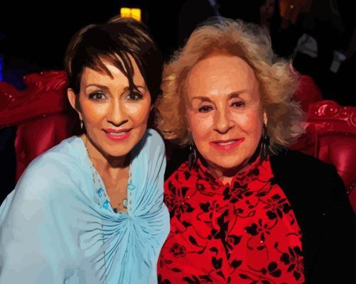 Doris Roberts With Patricia Heaton Paint By Number