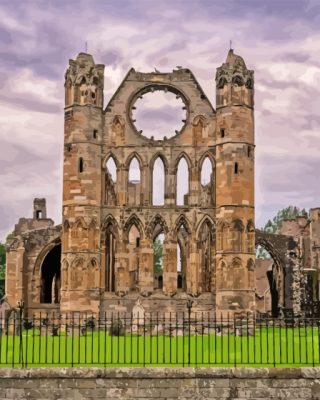 Elgin Cathedral Moray Paint By Number