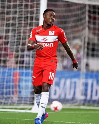 FC Spartak Footballer Quincy Promes Paint By Number