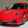 Ferrari F430 Red Black Car Paint By Number