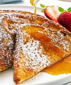 French Toast With Honey Paint By Number