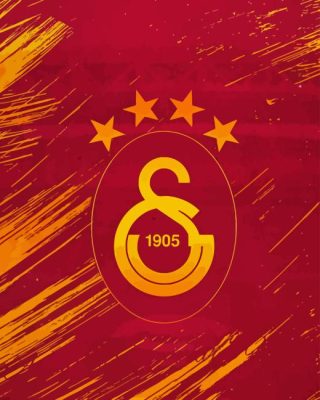 Galatasaray Logo Art Paint By Number