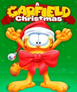 Garfield The Cat Christmas Paint By Number