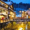 Ginzan Onsen Night Time Paint By Number
