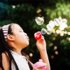 Girl Blowing Bubbles Water Games Paint By Number