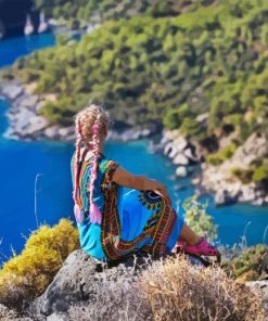 Girl In Lycian Way Paint By Number