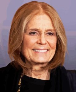 Gloria Steinem American Journalist Paint By Number