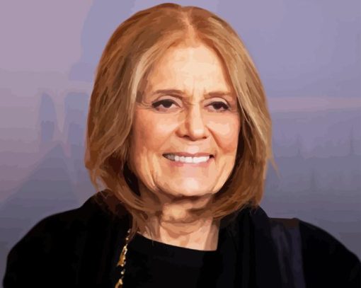 Gloria Steinem American Journalist Paint By Number