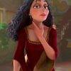 Gothel From Tangled Paint By Numbers