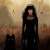 Gothic Woman With Wolf Art Paint By Numbers