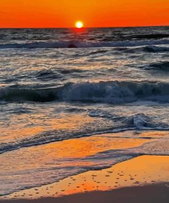 Gulf Of Mexico Sunset Paint By Number