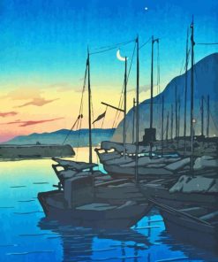 Hasui Kawase Ochtend In Beppu Paint By Number