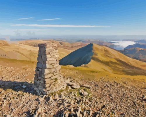 Helvellyn Mountains Paint By Number