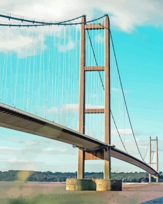 Humber Bridge Paint By Numbers