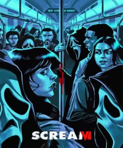 Illustration Scream 6 Paint By Number